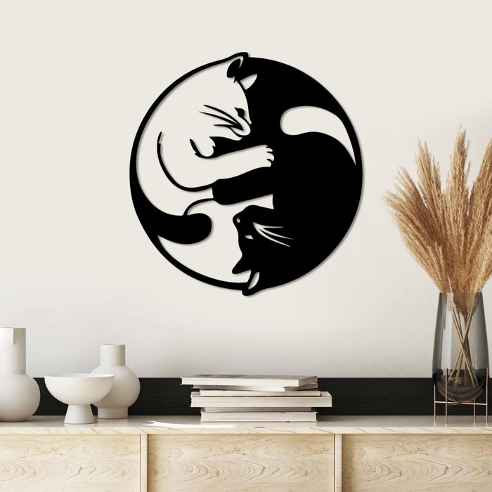 Wallity Accesorio decorativo de pared de metal Negro 54 x 56 cm Wallity Accesorio decorativo de pared de metal Negro 54 x 56 cm